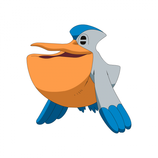 Картинка покемон Пелиппер / pelipper