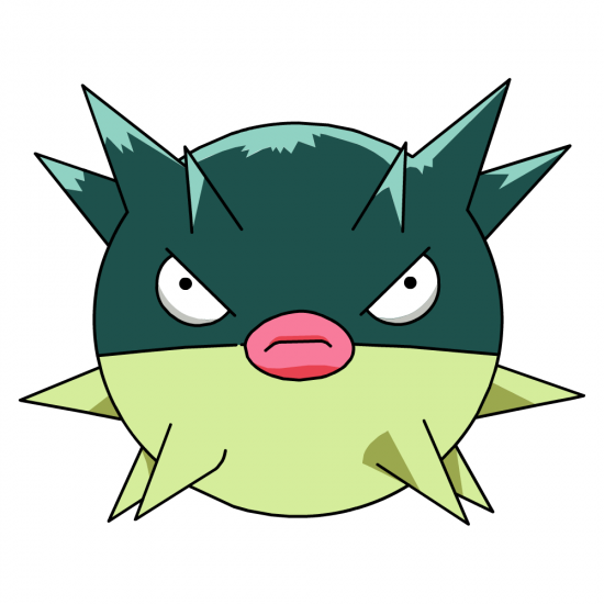 Картинка покемон Квилфиш / qwilfish