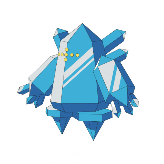 Картинка покемон Реджис / regice