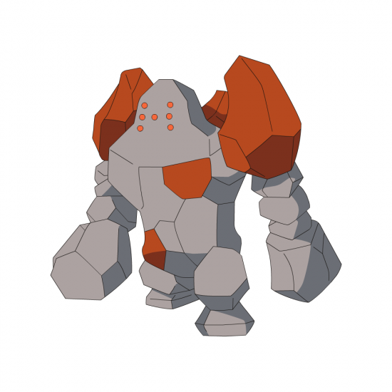 Картинка покемон Реджирок / regirock