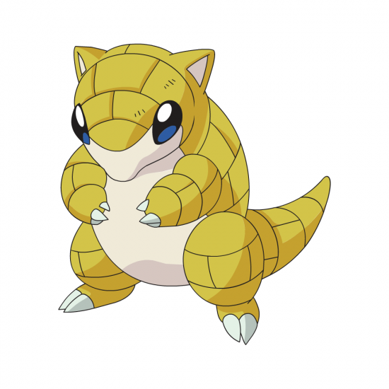 Картинка покемон Сендшрю / sandshrew