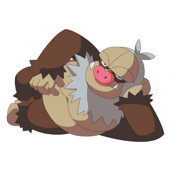 Картинка покемон Слакинг / slaking