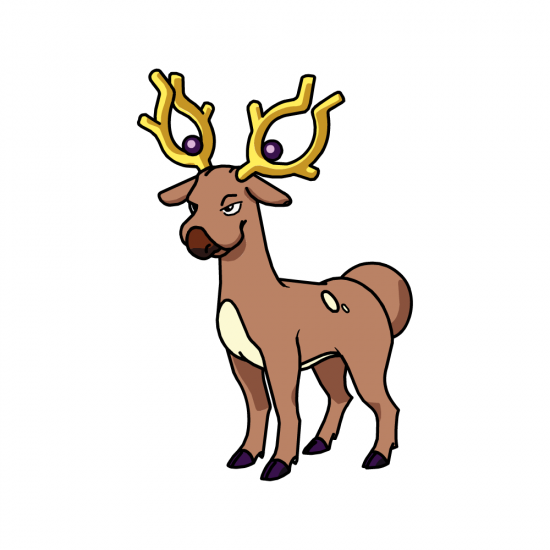 Картинка покемон Стантлер / stantler