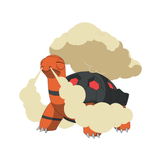 Картинка покемон Торкоал / torkoal