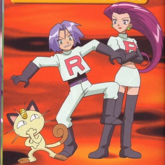 Картинка Джесси, Джеймс и Мяут (Команда Р)