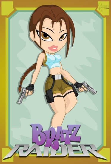 Лара Крофт в стиле Братц