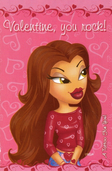 Валентинка с Братц