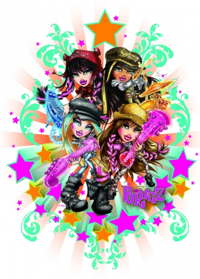 Братц с музыкальными инструментами, новая картинка