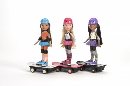 Братц скейтбордистки