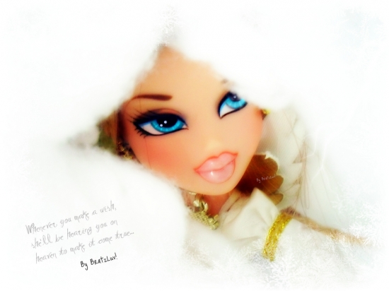 Кукла Братц, словно ангел или принцесса