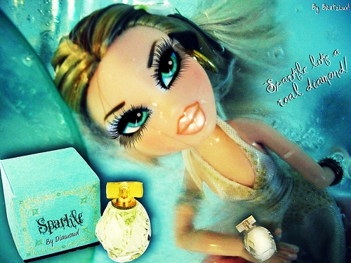 Братц в стиле рекламы духов