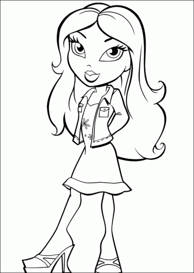 Раскраска Братц