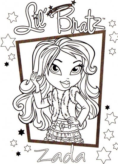 Раскраска Братц