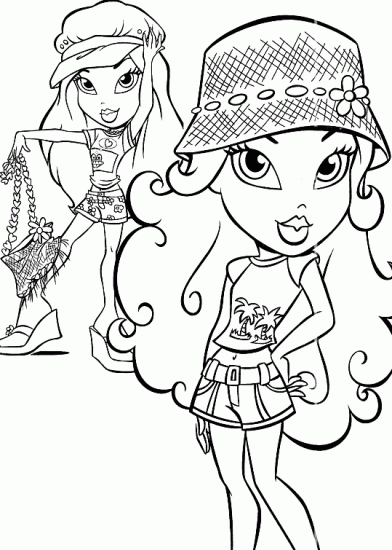 Раскраски Братц