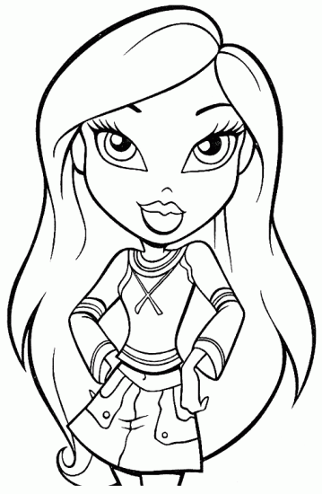 Раскраски Братц