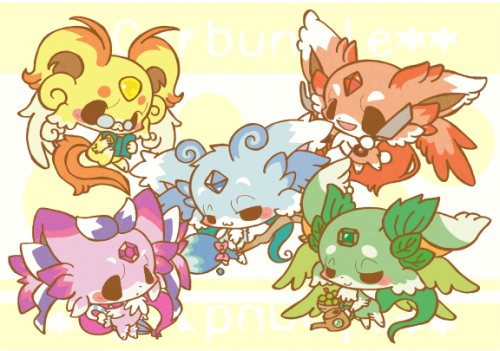 Чиби покемоны