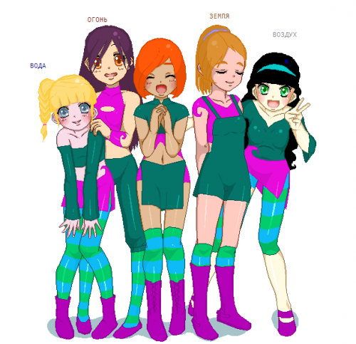 Фанарт W.I.T.C.H.