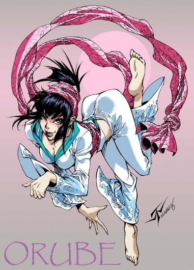 Орубе, интересный фанарт