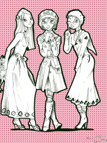 Интересный фанарт Чародеек