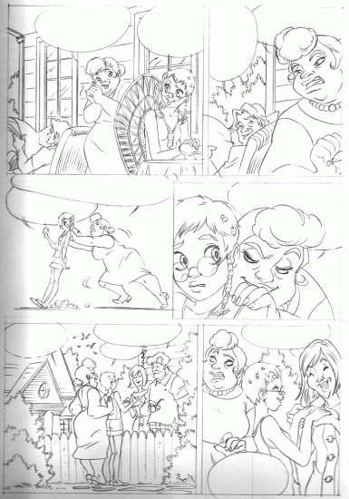 Часть нового комикса про чародеек №112