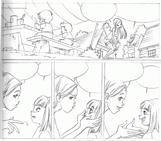 Часть нового комикса про чародеек №112