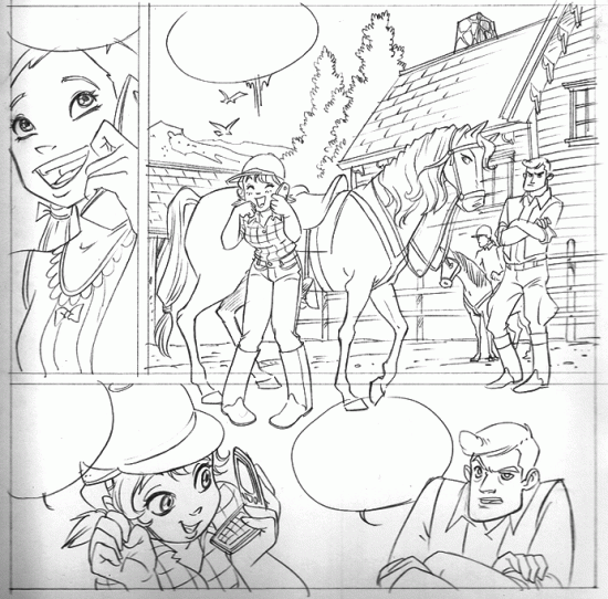 Часть нового комикса про чародеек №112