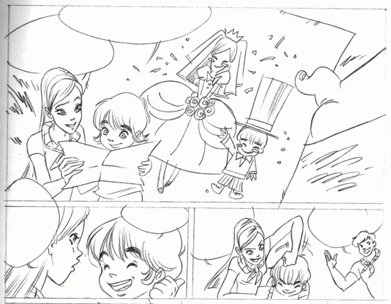 Часть нового комикса про чародеек №112