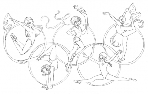 Стражницы и олимпийские кольца