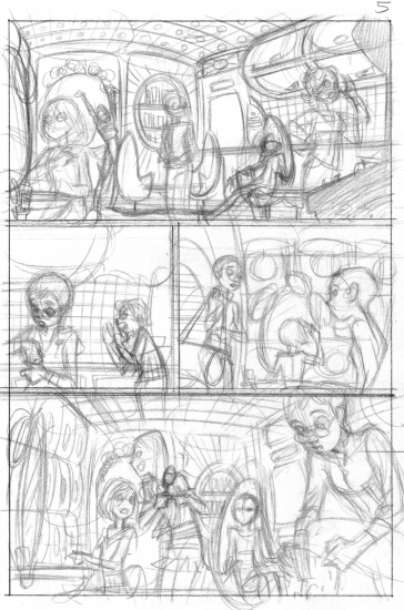 Набросок к комиксу Чародеек WITCH