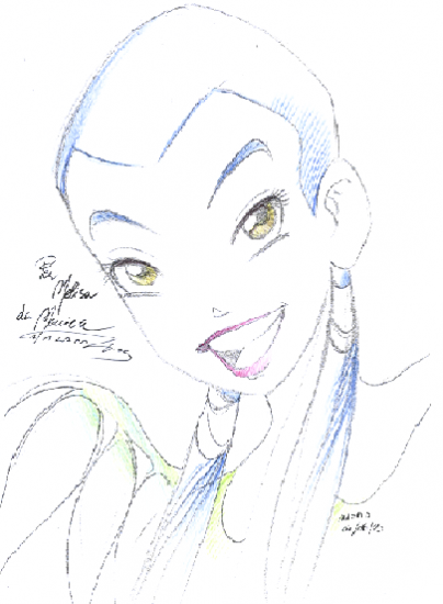 Набросок Хай Лин от художницы Чародеек