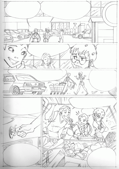 Набросок к комиксу Чародеек WITCH