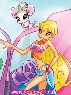 Картинка на мобильный винкс Стелла 240 на 320