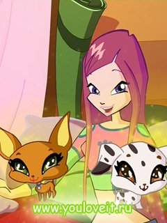 Картинка на мобильный винкс Рокси 240 на 320