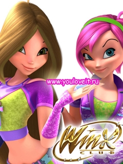 Картинка на мобильный винкс 3 D 240 на 320