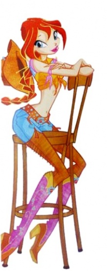 Блум в ковбойском наряде 4 сезон