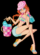 Блум на пляже