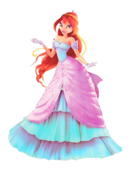 Блум в бальном платье в 3D