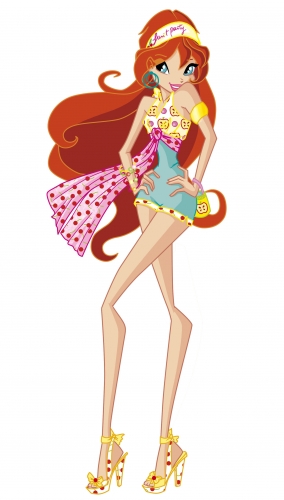 Винкс Блум  в фруктовом купальнике