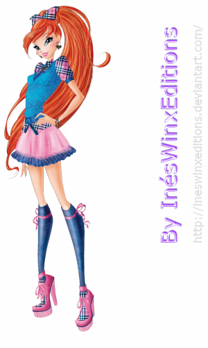 Блум в полный рост, школьный наряд из 7 сезон