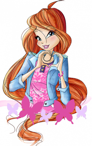 Новая картинка с Блум (руки сердечком)