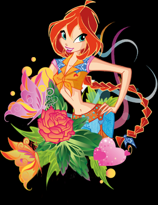 Блум красивая png