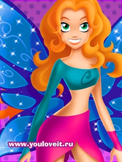 Картинка на мобильный чародейка Ирма 240 на 320