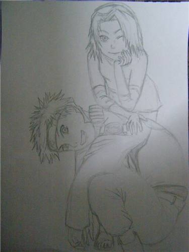 Сакура и Наруто