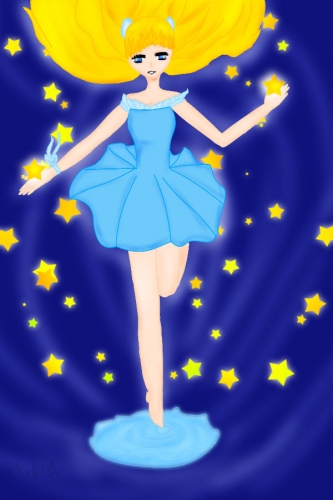 Девушка и звезды