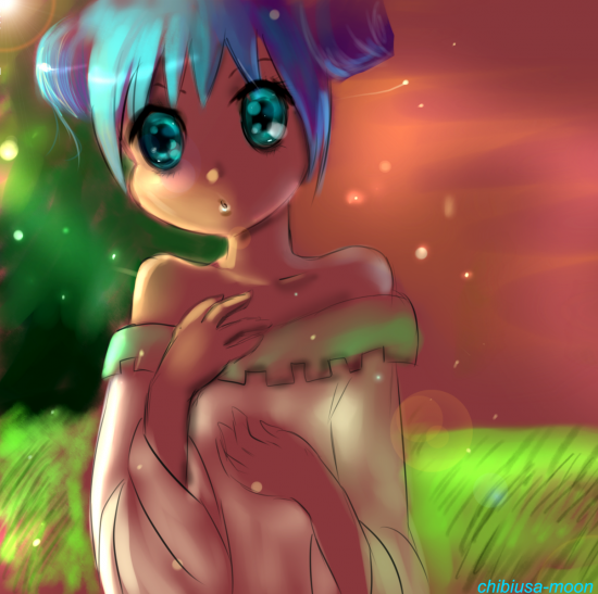 Девушка с голубыми глазами