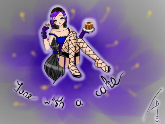 June with a cake_by_June[JM]