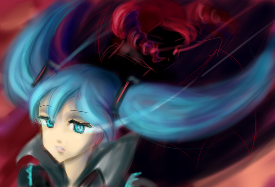 Miku and Kasane Teto