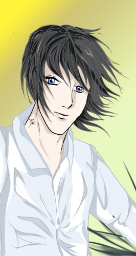 Портрет в стиле манга