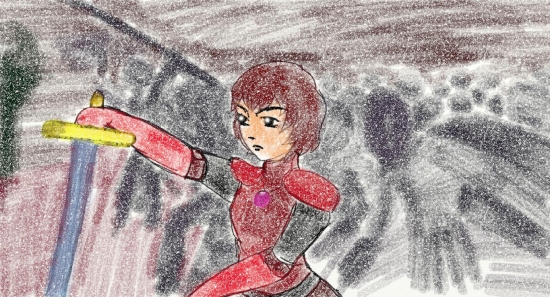 Дочь Зла.Алая Дева.