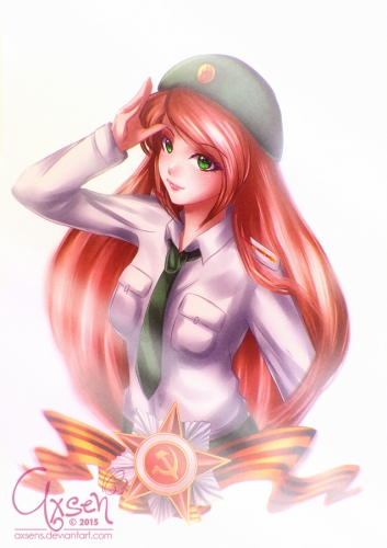 Аниме с Днем Защитника Отечества